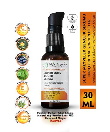 Edy's Organics Super Fruits Youth Serum 30 Ml