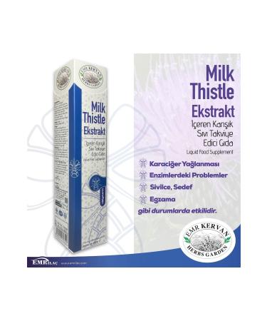 Emr Kervan Herbs Garden Herbs Garden Milk Thistle Extract Containing Mixed Liquid Food Supplement 250ml - Buy Online on GoSupps.com