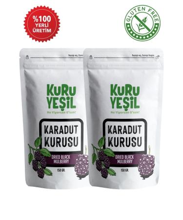 Dried Green Mulberry - Dried Fruit-blackberry-healthy Snac- Freeze Dried-300 gr