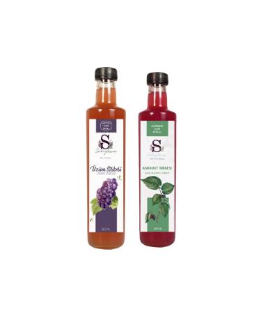 S heylaana Natural Black Grape Vinegar 500 Ml - Natural Black Mulberry Vinegar 500 Ml
