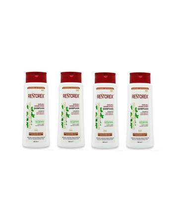 Restorex Shampoo Healthy Growth Effective For Dry And Damaged Hair 500 ml X 4 Pieces
