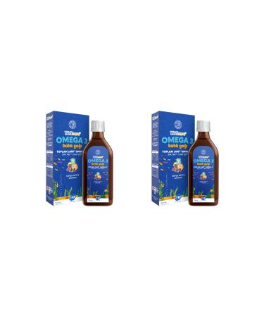 Wellcare Omega 3 Fish Oil Mixed Fruit Flavored Fish Oil 150 Ml 2 Boxes