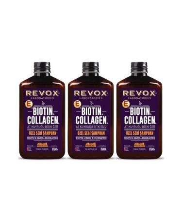 Revox Horsetail Biotin Collagen Shampoo 400 ml 3 Pieces