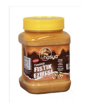 Hasya Osmaniye Sugar-Free Peanut Butter 1 Kg 0 Natural Particles