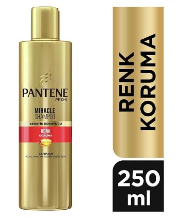 Pantene Miracle Shampoo Color Protection Keratin Protective For Dry Dull and Colored Hair 250 Ml