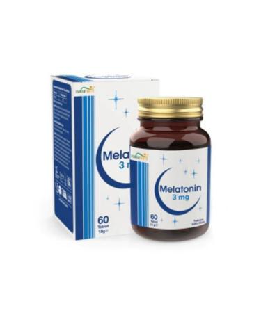 NATURMED Food Supplement Containing Melatonin 3 Mg 60 Tablets