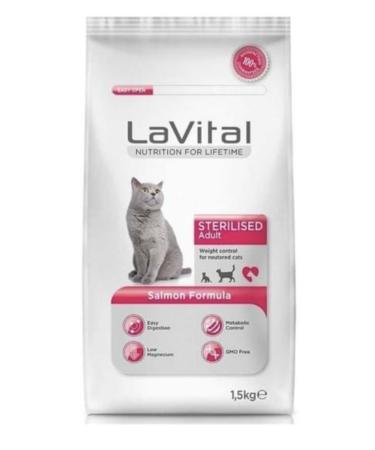 La Vital Salmon Sterilized Cat Food 1.5 Kg