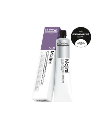Majirel Loreal 5.20 Hair Dye Light Brown Violine Intense 50ml
