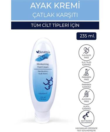Juvenis Spa Intensive Moisturizing Anti-Crack Vitamin E Ocean Breeze Foot Care Cream 235ml