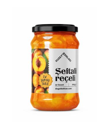 NATURAL DUKKAN Natural Peach Jam (440 GR)