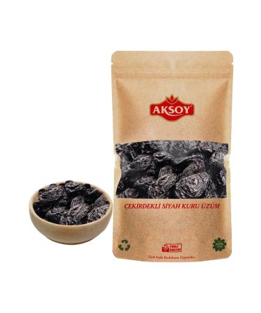 AKSOY Black Raisins with Seeds 1 Kg