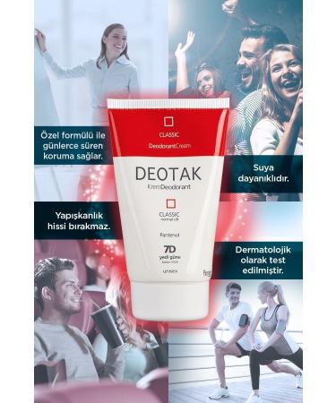 Deotak Classic Super Cream Deodorant for Normal Skin 35ml - Buy Online on GoSupps.com