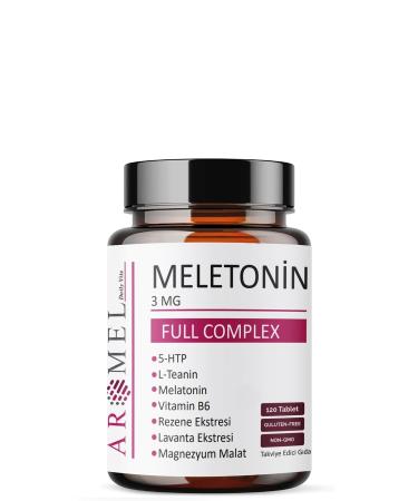 Aromel Melatonin 120 Tablets | 3mg | Full Complex - Buy Online on GoSupps.com