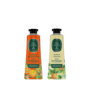 Ey p Sabri Tuncer Hand and Body Cream Bodrum Tangerine and Hawaiian Pineapple 50 Ml