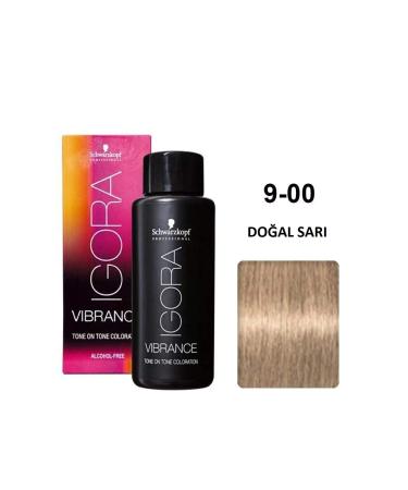 Schwarzkopf Igora Vibrance 9-00 Natural Blonde Toning Long-Lasting Hair Dye