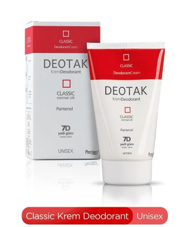 Deotak Classic Super Cream Deodorant for Normal Skin 35ml