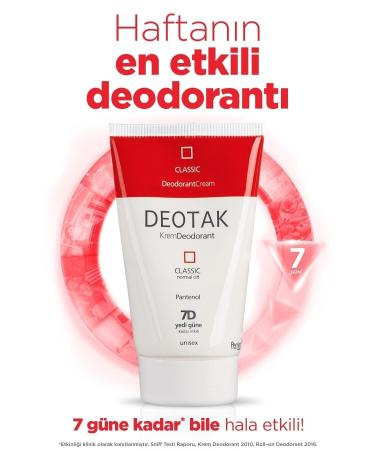 Deotak Classic Super Cream Deodorant for Normal Skin 35ml - Buy Online on GoSupps.com