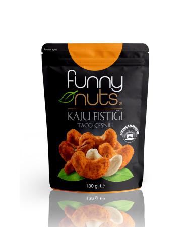 Funny 'Funny Nuts Taco Seasoned Cashew Nuts Roasted 130 gr package 3 Pieces - Buy Online on GoSupps.com