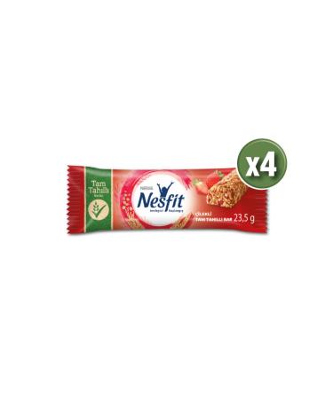 Nestle Nestle Nesfit Strawberry Bar 23.5 G X 4 Pieces - Buy Online on GoSupps.com