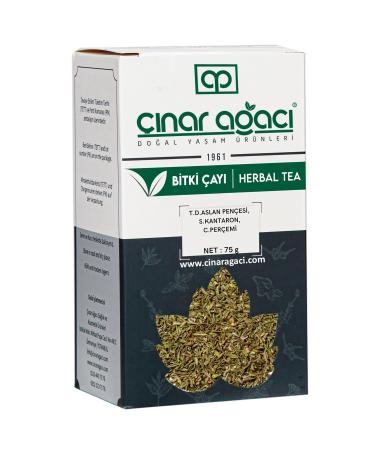 Plane Tree Natural Sawtooth Lion's Claw St. John's Wort Yarrow Mix Natural Herbal Tea 75 Gr - Buy Online on GoSupps.com