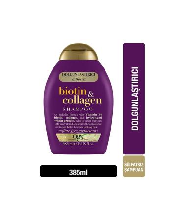 OGX Plumping Biotin & Collagen Sulfate-Free Shampoo 385 Ml Regenerating Argan Oil Of Morocco 100 Ml - Buy Online on GoSupps.com