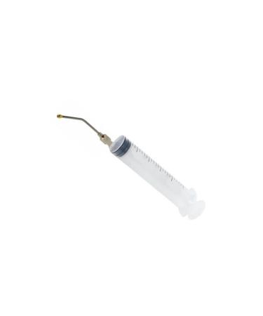 Anadolu-Vet 20 Ml Plastic Bird Feeding Syringe + 14g Cannula. Curved Tip