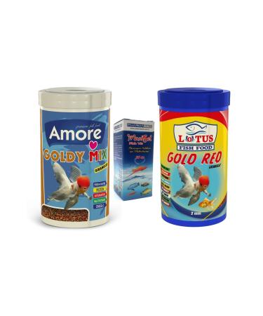 AMORE Goldy Mix Granules And Red 1000ml Goldfish Food Vitamin