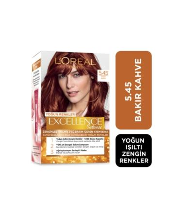 NIVEA Lor al Paris Excellence Intense Hair Dye 5-45 Copper Brown