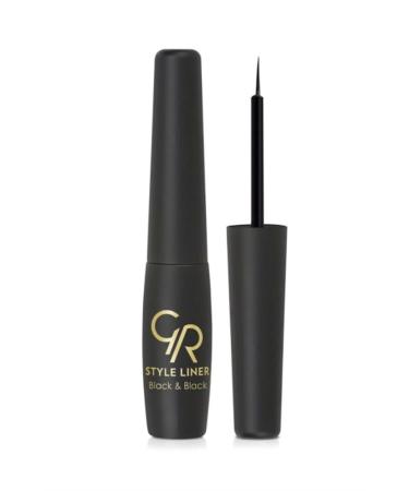 Golden Rose Style Liner Black & Black 14