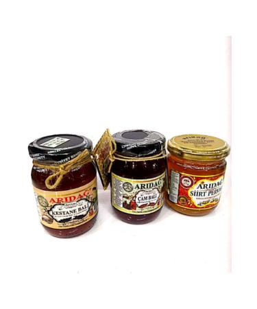 Ar da Chestnut Honey 250gr Pine Honey 250gr Siirt Flower Honey 230gr - 0 Natural Product