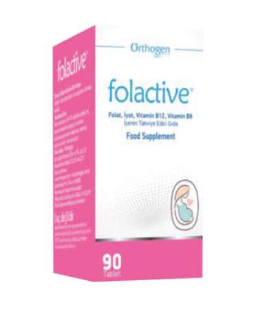 Orthogen Folactive 90 Tablet