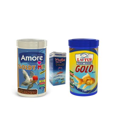 AMORE Mix Granules And Natural 1000 ml Goldfish Food Vitamin