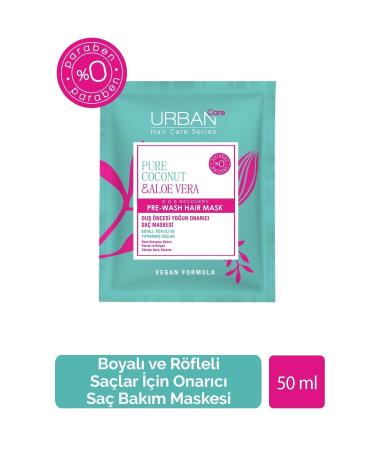 Urban Care Effex Pure Coconut&aloe Vera Color Protecting Pre-Shower Mask for Dyed Hair 50ml.