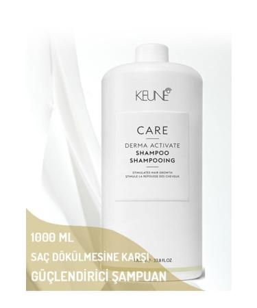 Keune Derma Activite Shampoo 1000 Ml Revitalizing Shampoo for Fine and Falling Hair