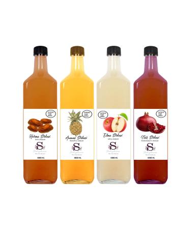 S heylaana Natural Date Pineapple Apple and Pomegranate Vinegar 1000 Ml
