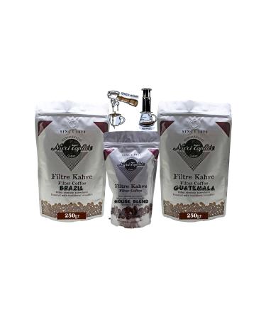 Nuri Toplar Filter Coffee Brazil and Guatemala House Blend 3 Pack