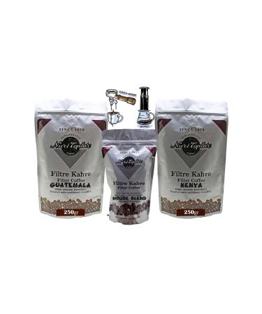 Nuri Toplar Filter Coffee Kenya and Guatemala House Blend 3 Pack
