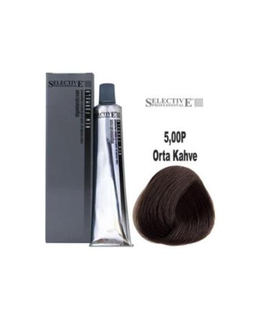 Selective Professional Tube Hair Dye 5.00p Medium Brown 60 Ml