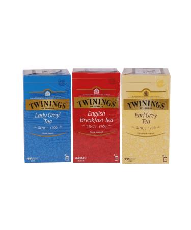 Twinings 25 Pack Tea Bag Series 3 Pack