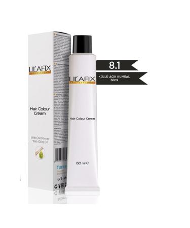 Lilafix Cream Tube Hair Dye 8.1 Ash Light Blonde 60 ml