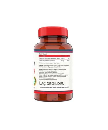 Nevfix Magnesium Citrate Magnesium Citrate 250 Mg Vitamin B6 10 Mg 120 Tablets - Buy Online on GoSupps.com