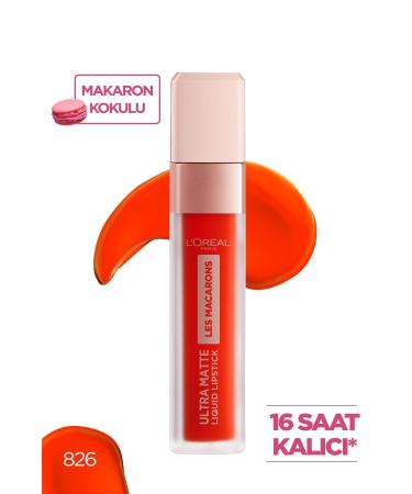 L'Oreal Paris Liquid Matte Lipstick - Les Macarons Ultra Matte Liquid Lipstick 826 Mademoiselle Mango 3600523729098 - Buy Online on GoSupps.com