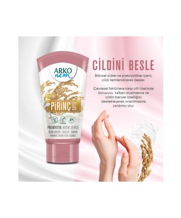 Arko Nem Prebiotic Cream Series Rice Milk 60ml - Buy Online on GoSupps.com