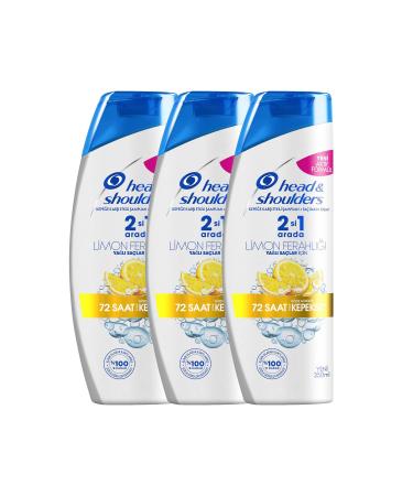 Head And Shoulders Head & Shoulders 2 In 1 Lemon Fresh Shampoo 350 Ml X 3 Pieces - Buy Online on GoSupps.com