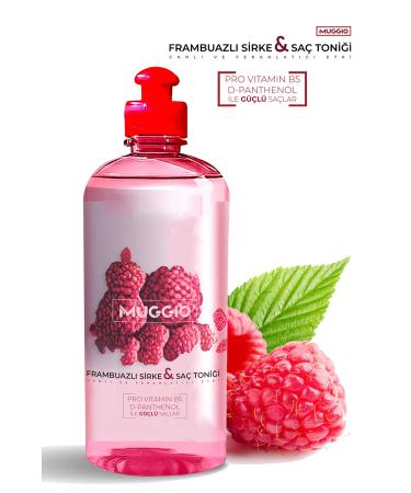 Muggio Raspberry Vinegar & Hair Tonic (Reinforced Formula) 500 Ml - Buy Online on GoSupps.com
