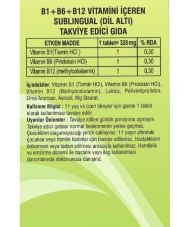 ORYPHARMA B1 B6 B12 Supplementary Food (SUBLANGUAGE) 30 Tablets - Buy Online on GoSupps.com