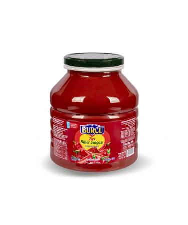 BURCU 3200 gr Hot Pepper Paste Pet