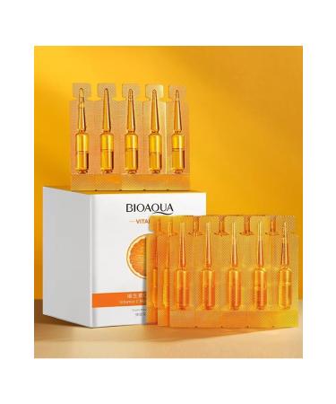 BIOAQUA Vitamin C Ampoules & Bright and Shining Skin 2 Ml X 20 Pcs