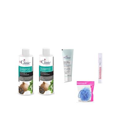 Dr. Clinic Dr.clinic Black Garlic Shampoo 400 Ml 2 X Pieces + Hand and Face Cream + Gifts