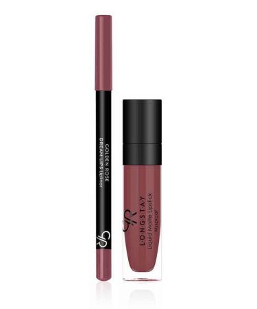 Golden Rose Matte Lip Kit Rust